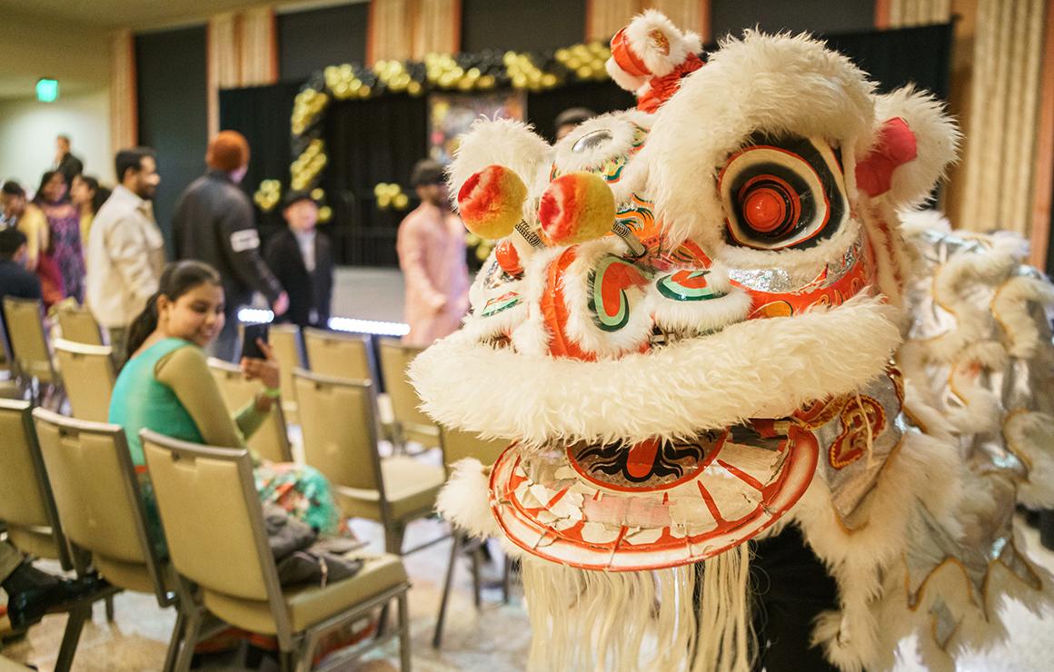 Festive headdress, International Dinner 2024